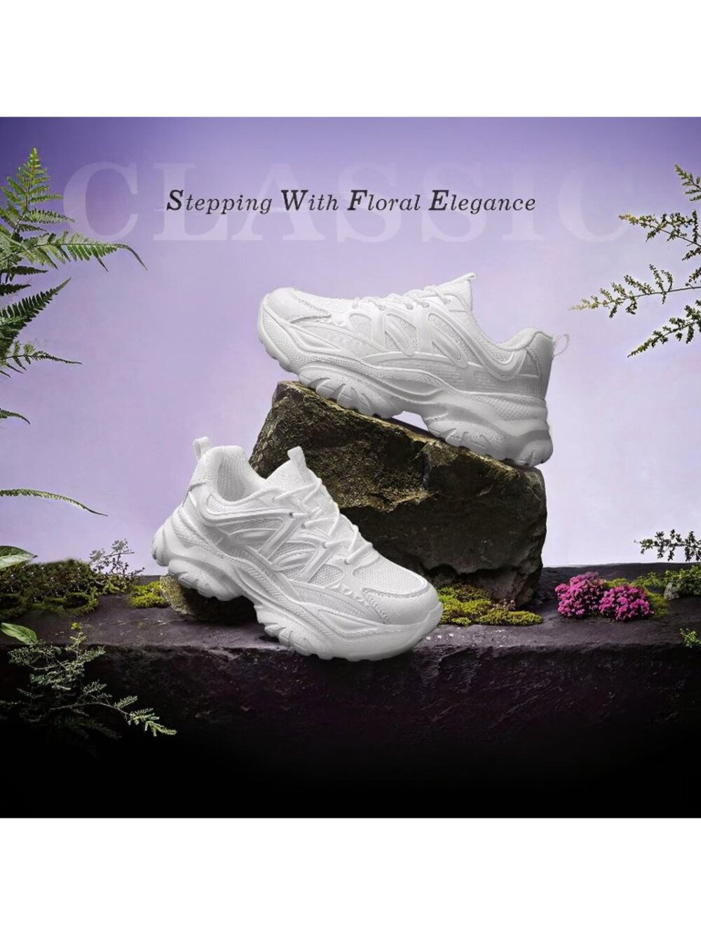 Women's White Running Shoes Non Slip Ladies Walking Fashion Athletic Sneaker - Picture 4 of 7